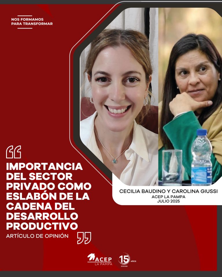 Importancia del sector privado como eslabón de la cadena del desarrollo productivo