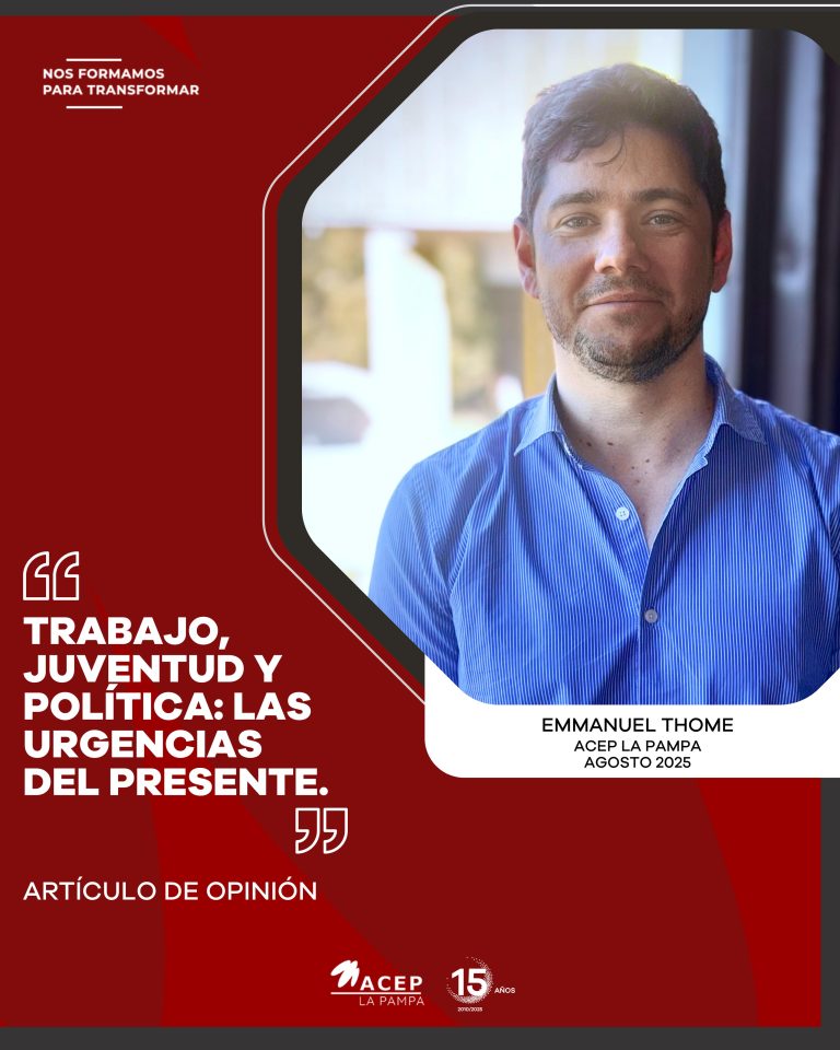 Trabajo, juventud y política: las urgencias del presente